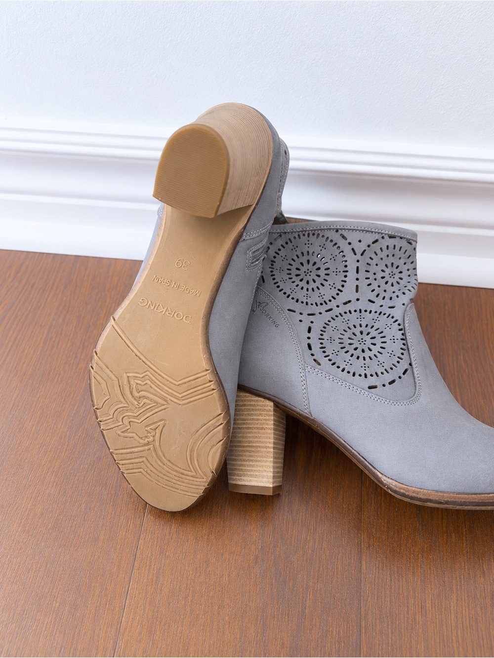 DORKING Leather Ankle Boots – Women’s Size 39 (EU) / Approx. US 8.5 - Picture 6 of 8